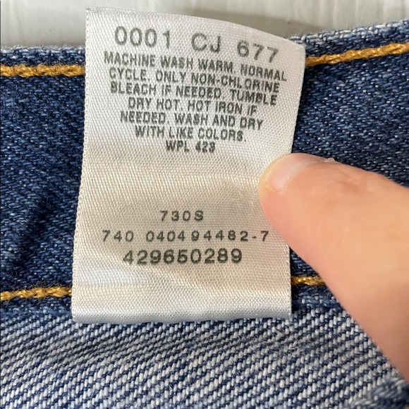 Vintage 1989 Levi's 569 Men's Loose Straight Medium Wash Y2K Jeans Size 31x27 - Picture 4 of 11